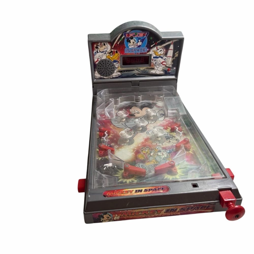 DISNEY DIRECT RETIRED MICKEY IN SPACE TOMORROWLAND ELECTRONIC PINBALL MACHINE